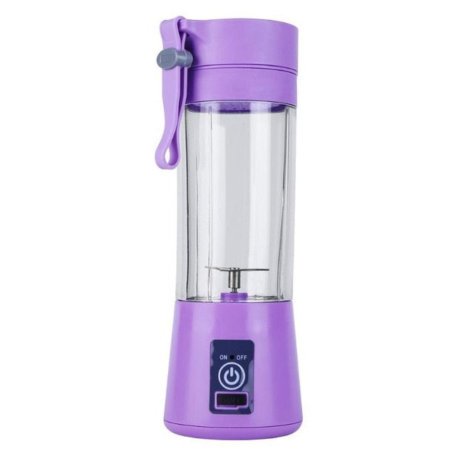 380ML 2/4/6 Blades Handhels Juicer Bottle Portable Mini USB Electric Fruit Citrus Lemon Juicer Blender Squeezer Reamer Machine