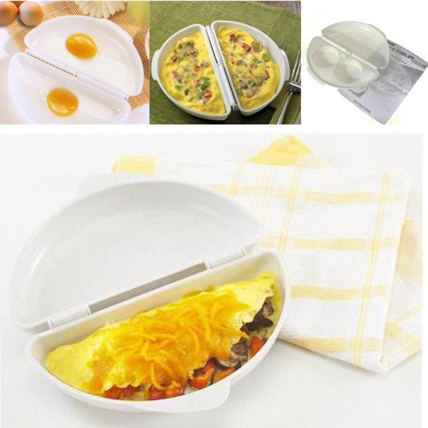 Eggs Microwave Omelet Cooker Pan Microweavable Cooker Omelette Eggs Steamer