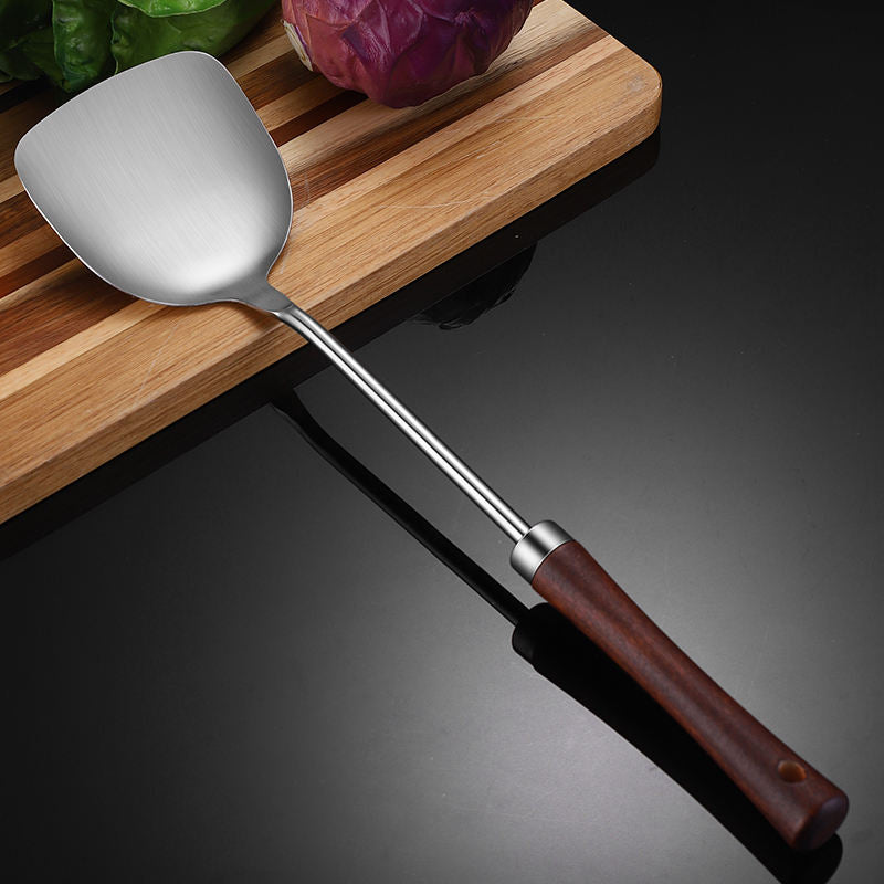 304 Stainless Steel Kitchen Utensil Set with wooden handle New design Kitchen Gadgets Cookware