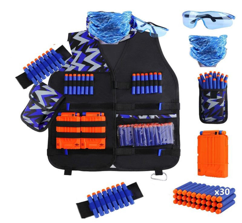 Nerf Tactical Vest Set Camouflage Elite Soft Bullet Gun Fighting Equipment Vest Waistcoat