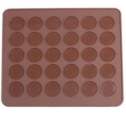 30cacities Bakeware Macaron Mold Silicone Mat Macaroon Dessert Baking Pastry Cookie Sheet DIY